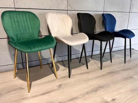 Krzesło tapicerowane MONTI VELVET GREY Lugano Krzesło tapicerowane MONTI VELVET GREY Lugano