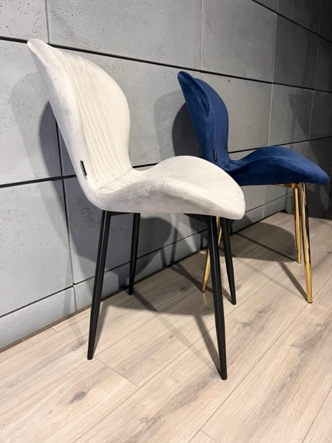 Krzesło tapicerowane MONTI VELVET GREY Lugano Krzesło tapicerowane MONTI VELVET GREY Lugano