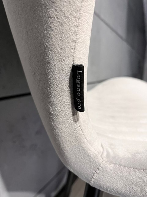 Krzesło tapicerowane MONTI VELVET GREY Lugano Krzesło tapicerowane MONTI VELVET GREY Lugano