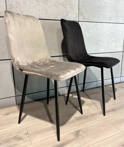 Krzesło tapicerowane OREO SQ GREY VELVET II Gatunek Lugano Krzesło tapicerowane OREO SQ GREY VELVET II Gatunek Lugano
