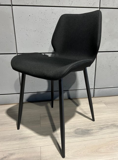 Krzesło tapicerowane SOPHIA FABRIC BLACK SMOKE Lugano Krzesło tapicerowane SOPHIA FABRIC BLACK SMOKE Lugano