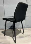 Krzesło tapicerowane SOPHIA FABRIC BLACK SMOKE Lugano