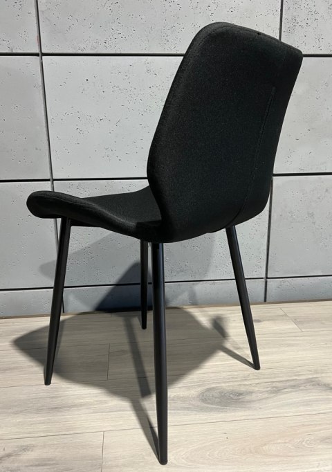 Krzesło tapicerowane SOPHIA FABRIC BLACK SMOKE Lugano Krzesło tapicerowane SOPHIA FABRIC BLACK SMOKE Lugano