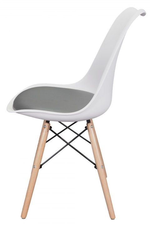 Krzesło TOSCANA BIANCO - GREY PU Lugano Krzesło TOSCANA BIANCO - GREY PU Lugano