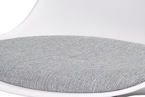 Krzesło TOSCANA BIANCO - Grey Fabric V Lugano Krzesło TOSCANA BIANCO - Grey Fabric V Lugano