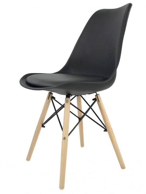 Krzesło TOSCANA BLACK PU Lugano Krzesło TOSCANA BLACK PU Lugano