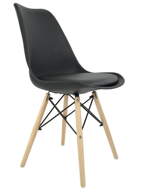 Krzesło TOSCANA BLACK PU Lugano Krzesło TOSCANA BLACK PU Lugano