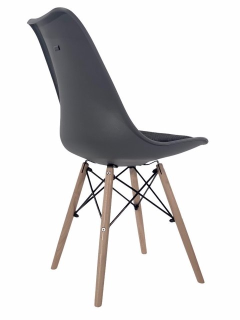 Krzesło TOSCANA DARK GREY - Black Fabric V Lugano Krzesło TOSCANA DARK GREY - Black Fabric V Lugano