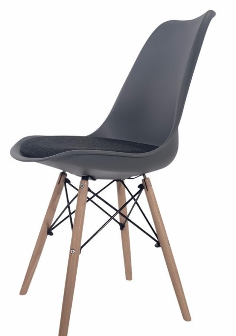 Krzesło TOSCANA DARK GREY - Black Fabric V Lugano Krzesło TOSCANA DARK GREY - Black Fabric V Lugano