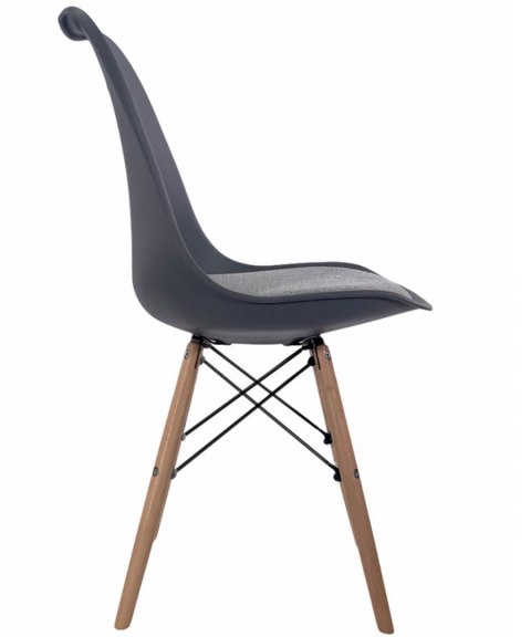 Krzesło TOSCANA DARK GREY - Grey Fabric II Lugano Krzesło TOSCANA DARK GREY - Grey Fabric II Lugano
