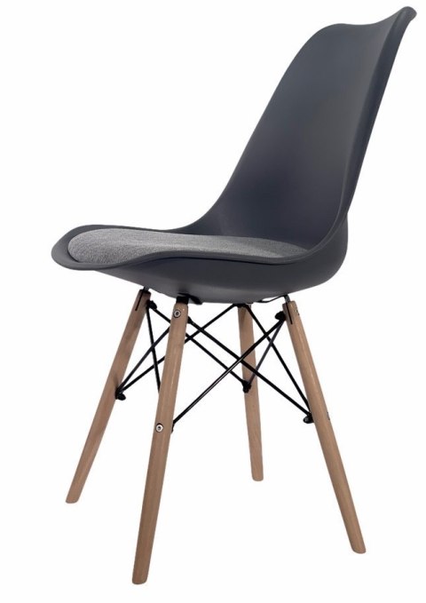 Krzesło TOSCANA DARK GREY - Grey Fabric II Lugano Krzesło TOSCANA DARK GREY - Grey Fabric II Lugano