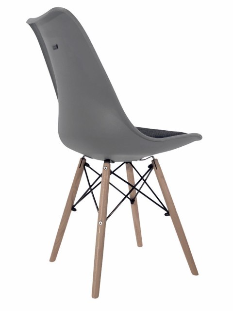 Krzesło TOSCANA LIGHT GREY - Black Fabric II Lugano Krzesło TOSCANA LIGHT GREY - Black Fabric II Lugano
