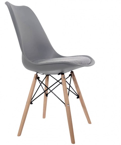 Krzesło TOSCANA LIGHT GREY - Grey Fabric II Lugano Krzesło TOSCANA LIGHT GREY - Grey Fabric II Lugano
