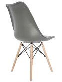 Krzesło TOSCANA LIGHT GREY PU Lugano