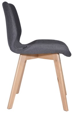 Krzesło tapicerowane SOPHIA FABRIC GREY II GATUNEK Lugano