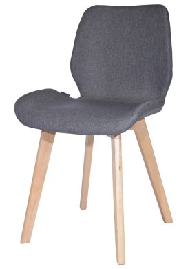Krzesło tapicerowane SOPHIA FABRIC GREY II GATUNEK Lugano