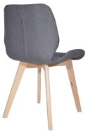 Krzesło tapicerowane SOPHIA FABRIC GREY II GATUNEK Lugano