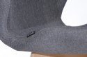 Krzesło tapicerowane SOPHIA FABRIC GREY II GATUNEK Lugano