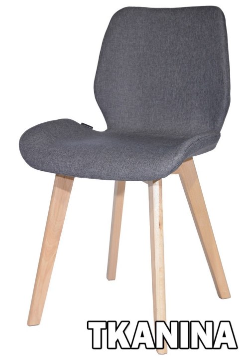 Krzesło tapicerowane SOPHIA FABRIC GREY II GATUNEK Lugano Krzesło tapicerowane SOPHIA FABRIC GREY II GATUNEK Lugano