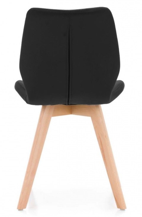 Krzesło tapicerowane SOPHIA VELVET BLACK II GATUNEK Lugano Krzesło tapicerowane SOPHIA VELVET BLACK II GATUNEK Lugano