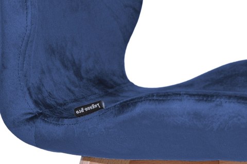 Krzesło tapicerowane SOPHIA VELVET BLUE II gatunek Lugano Krzesło tapicerowane SOPHIA VELVET BLUE II gatunek Lugano