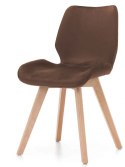 Krzesło tapicerowane SOPHIA VELVET BROWN Lugano