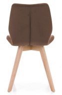 Krzesło tapicerowane SOPHIA VELVET BROWN Lugano