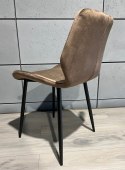 Krzesło tapicerowane SOPHIA VELVET BROWN SMOKE Lugano