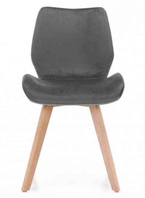 Krzesło tapicerowane SOPHIA VELVET GREY II GATUNEK Lugano Krzesło tapicerowane SOPHIA VELVET GREY II GATUNEK Lugano