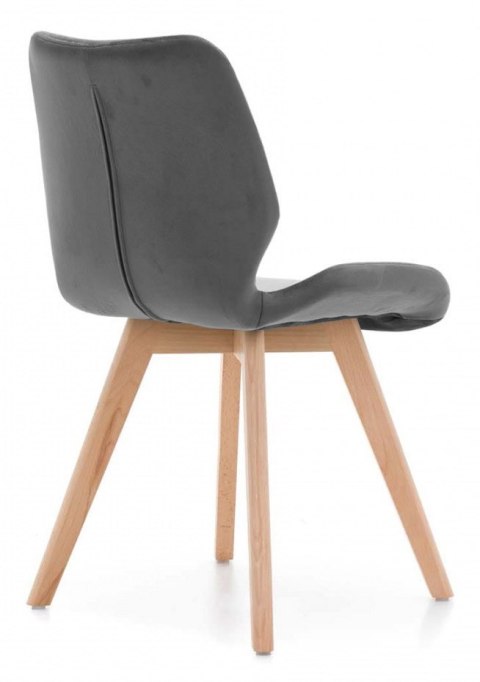 Krzesło tapicerowane SOPHIA VELVET GREY II GATUNEK Lugano Krzesło tapicerowane SOPHIA VELVET GREY II GATUNEK Lugano