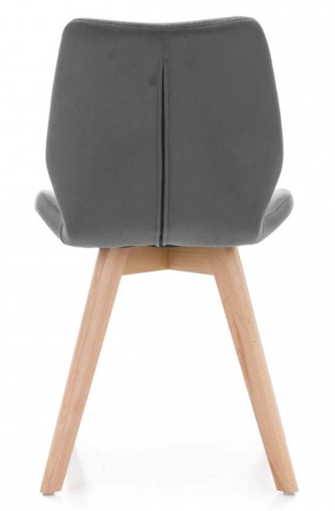 Krzesło tapicerowane SOPHIA VELVET GREY II GATUNEK Lugano Krzesło tapicerowane SOPHIA VELVET GREY II GATUNEK Lugano