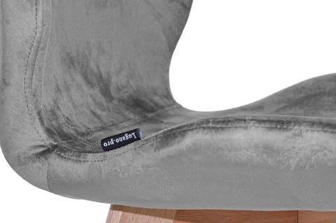 Krzesło tapicerowane SOPHIA VELVET GREY II GATUNEK Lugano Krzesło tapicerowane SOPHIA VELVET GREY II GATUNEK Lugano
