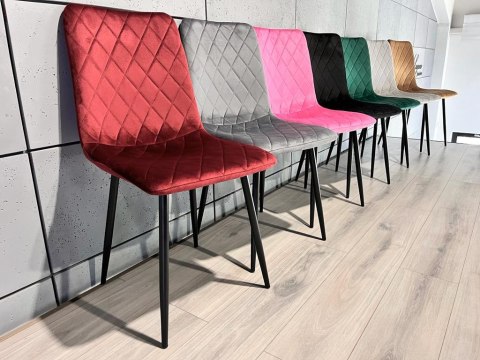 Krzesło tapicerowane SORANO VELVET BURGUNDY Lugano Krzesło tapicerowane SORANO VELVET BURGUNDY Lugano