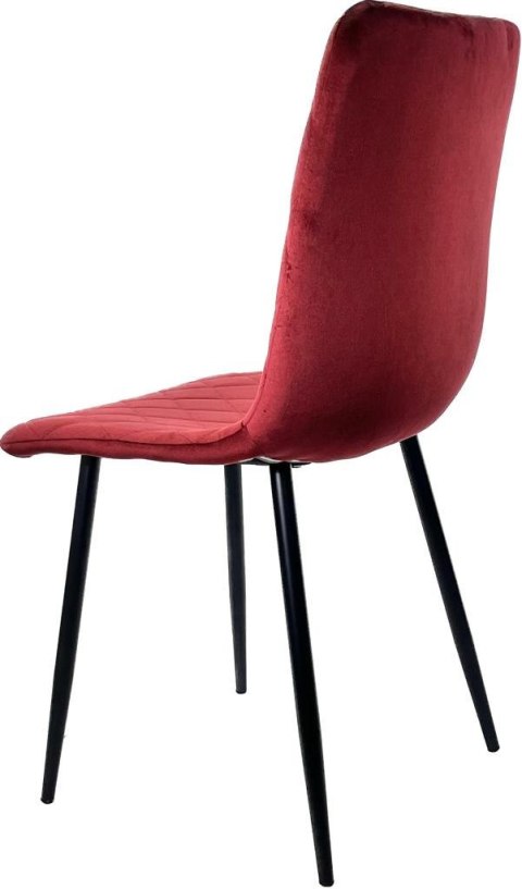 Krzesło tapicerowane SORANO VELVET BURGUNDY Lugano Krzesło tapicerowane SORANO VELVET BURGUNDY Lugano