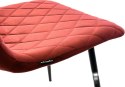 Krzesło tapicerowane SORANO VELVET BURGUNDY Lugano