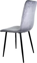 Krzesło tapicerowane SORANO VELVET DARK GREY II GATUNEK Lugano