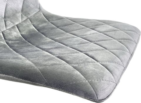 Krzesło tapicerowane SORANO VELVET DARK GREY II GATUNEK Lugano Krzesło tapicerowane SORANO VELVET DARK GREY II GATUNEK Lugano