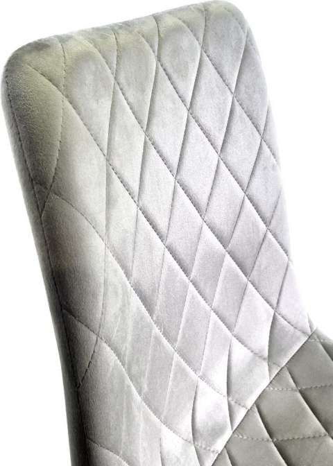 Krzesło tapicerowane SORANO VELVET LIGHT GREY Lugano Krzesło tapicerowane SORANO VELVET LIGHT GREY Lugano