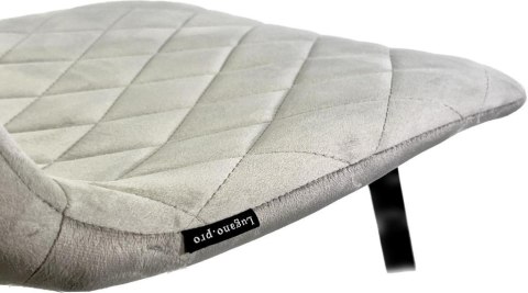 Krzesło tapicerowane SORANO VELVET LIGHT GREY Lugano Krzesło tapicerowane SORANO VELVET LIGHT GREY Lugano