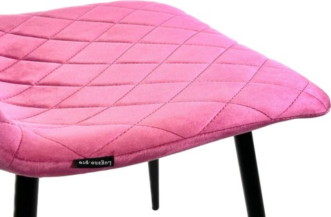 Krzesło tapicerowane SORANO VELVET PINK II GATUNEK Lugano Krzesło tapicerowane SORANO VELVET PINK II GATUNEK Lugano