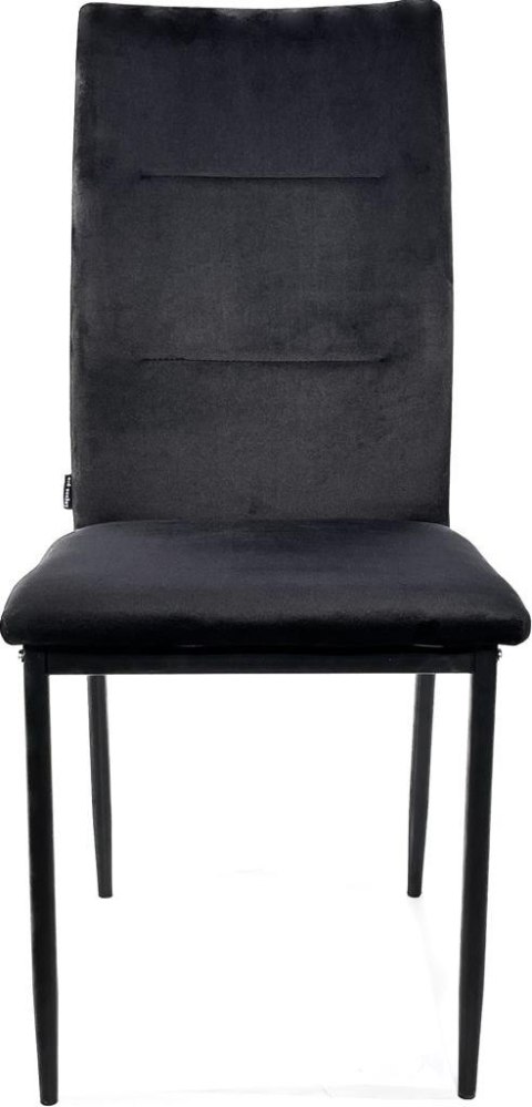 Krzesło tapicerowane VALVA DUO BLACK VELVET II GATUNEK Lugano Krzesło tapicerowane VALVA DUO BLACK VELVET II GATUNEK Lugano