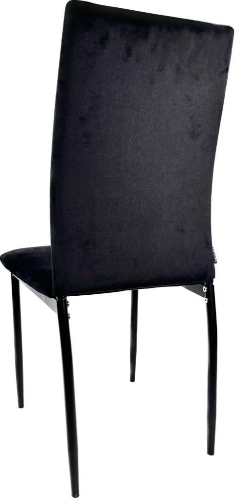 Krzesło tapicerowane VALVA DUO BLACK VELVET II GATUNEK Lugano Krzesło tapicerowane VALVA DUO BLACK VELVET II GATUNEK Lugano