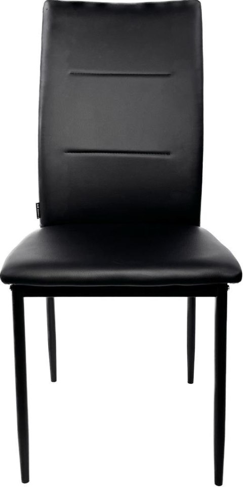 Krzesło tapicerowane VALVA DUO PU BLACK II GATUNEK Lugano Krzesło tapicerowane VALVA DUO PU BLACK II GATUNEK Lugano