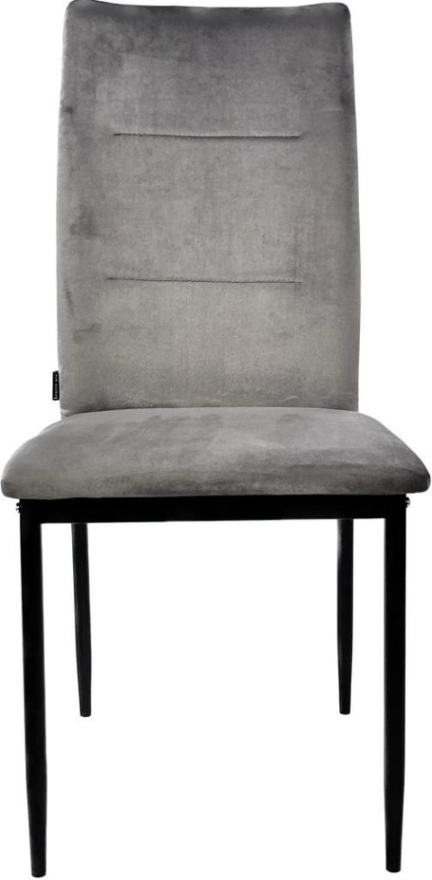 Krzesło tapicerowane VALVA DUO VELVET GREY II GATUNEK Lugano Krzesło tapicerowane VALVA DUO VELVET GREY II GATUNEK Lugano
