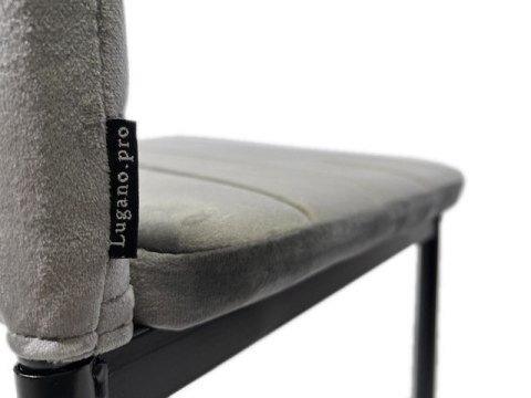 Krzesło tapicerowane VALVA PU GREY II GATUNEK Lugano Krzesło tapicerowane VALVA PU GREY II GATUNEK Lugano