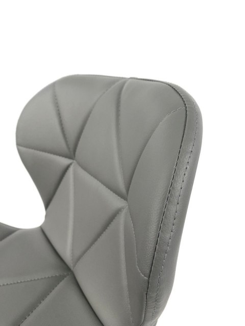 Krzesło tapicerowane VASTO DARK GREY PU Lugano Krzesło tapicerowane VASTO DARK GREY PU Lugano