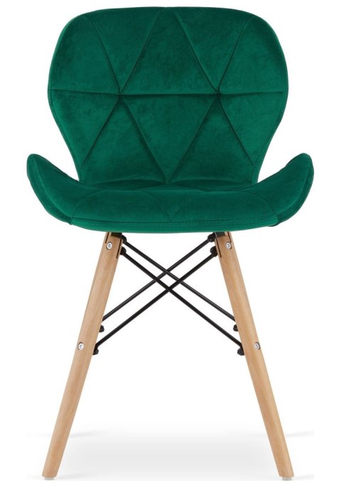 Krzesło tapicerowane VASTO GREEN VELVET Lugano Krzesło tapicerowane VASTO GREEN VELVET Lugano