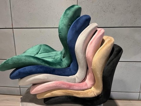 Krzesło tapicerowane VASTO GREEN VELVET Lugano Krzesło tapicerowane VASTO GREEN VELVET Lugano