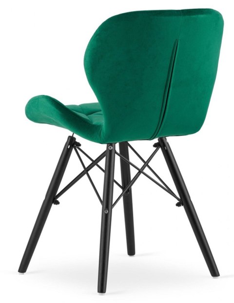 Krzesło tapicerowane VASTO GREEN VELVET SMOKE Lugano Krzesło tapicerowane VASTO GREEN VELVET SMOKE Lugano