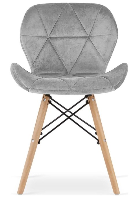 Krzesło tapicerowane VASTO GREY VELVET II GATUNEK Lugano Krzesło tapicerowane VASTO GREY VELVET II GATUNEK Lugano